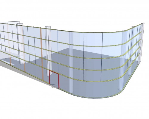 Modelo  – Sistema Estrutural Fachada Internacional Business Center (IBC)  2